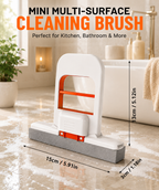 Mini Multi-Surface Cleaning Brush | Kitchen & Bathroom Squeegee