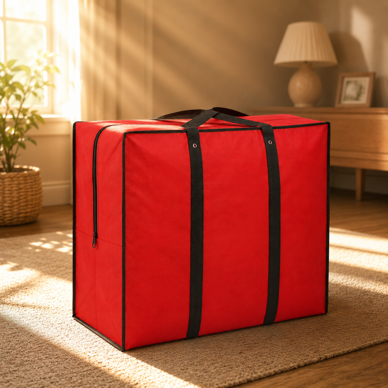 SHOPRYZ Extra Large Red Storage Bag product photo