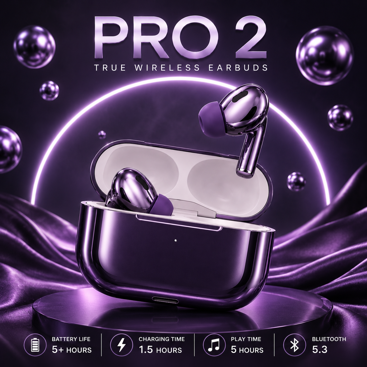 SHOPRYZ Pro 2 Wireless Earbuds in Copper Bronze