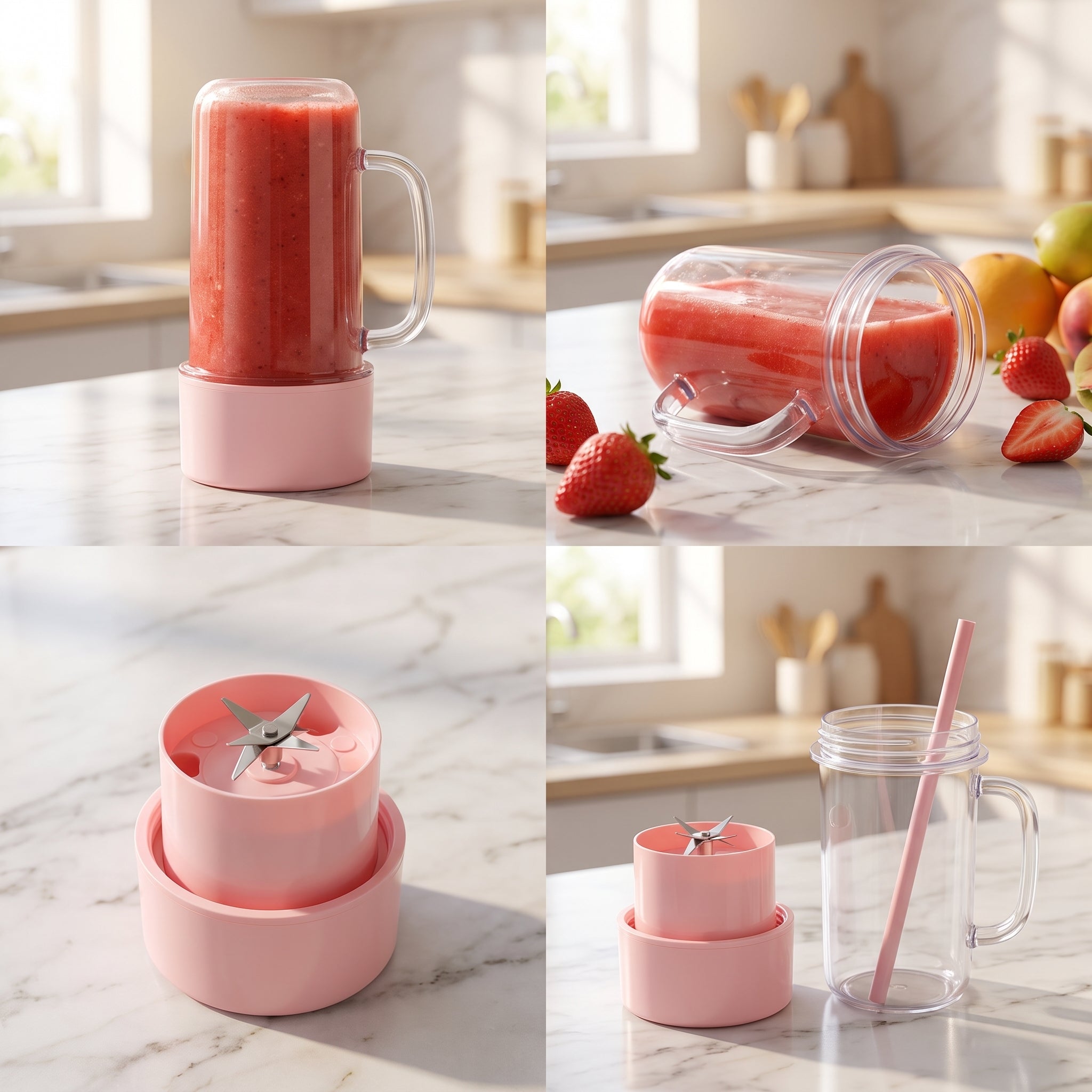 SHOPRYZ Blendy Go Mini Blender blade unit close-up